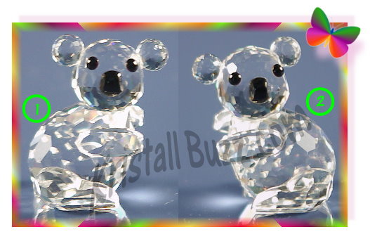Swarovski Mini Koala Bear Crystal Figurines