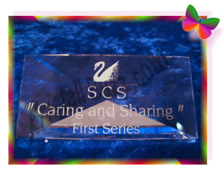 Caring and Sharing Plaque for the Swarovski Lovebirds, Woodpeckers, and Turtledoves