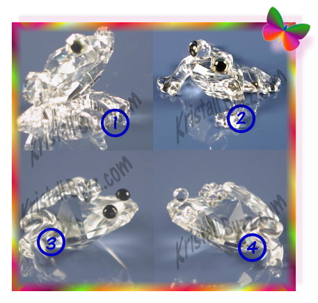 Swarovski Crystal Leap Frogs